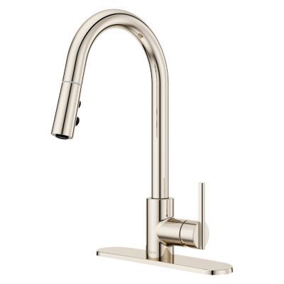 Pfister Polished Nickel 1-handle Pull-down Kitchen Faucet