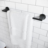 Pfirst Modern 18" Towel Bar in Matte Black