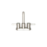 Gerber D301130BS Satin Black Amalfi Two Handle Centerset Lavatory Faucet