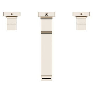 Polished Nickel 2-handle 8" Widespread Wall Mount Bathroom Faucet W... LG49-VRV3D