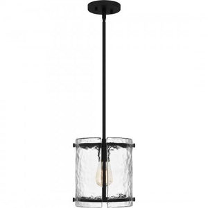 Quoizel FTS1509EK Fortress Mini pendant 1 light earth black Mini Pendant