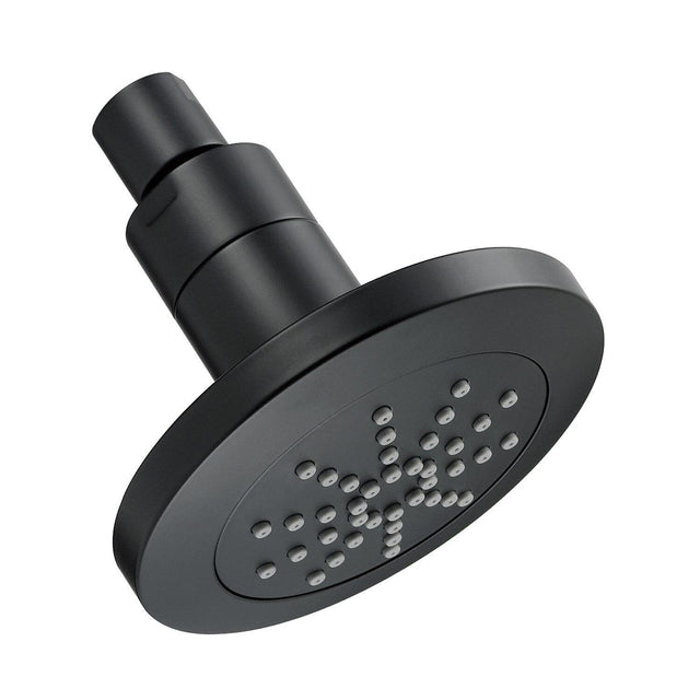 Gerber D460058BS Satin Black Mono Chic 4 1/2" Single Function Showerhead, 2.0GPM