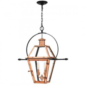 Quoizel RO1911AC Rue De Royal Outdoor hanging 2 light aged copper Outdoor Lantern