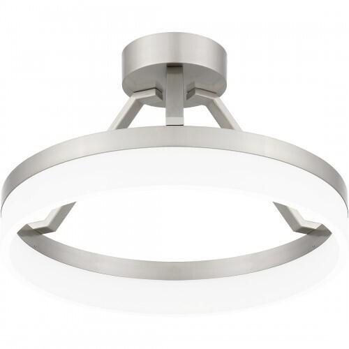 Quoizel PCOH1716BN Cohen Semi flush mount led light brushed nicke Semi-Flush Mount
