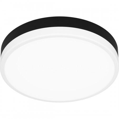 Quoizel WLN1611MBKW Weldin Flush mount led matte black white Flush Mount