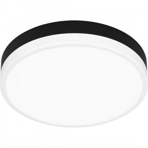 Quoizel WLN1611MBKW Weldin Flush mount led matte black white Flush Mount