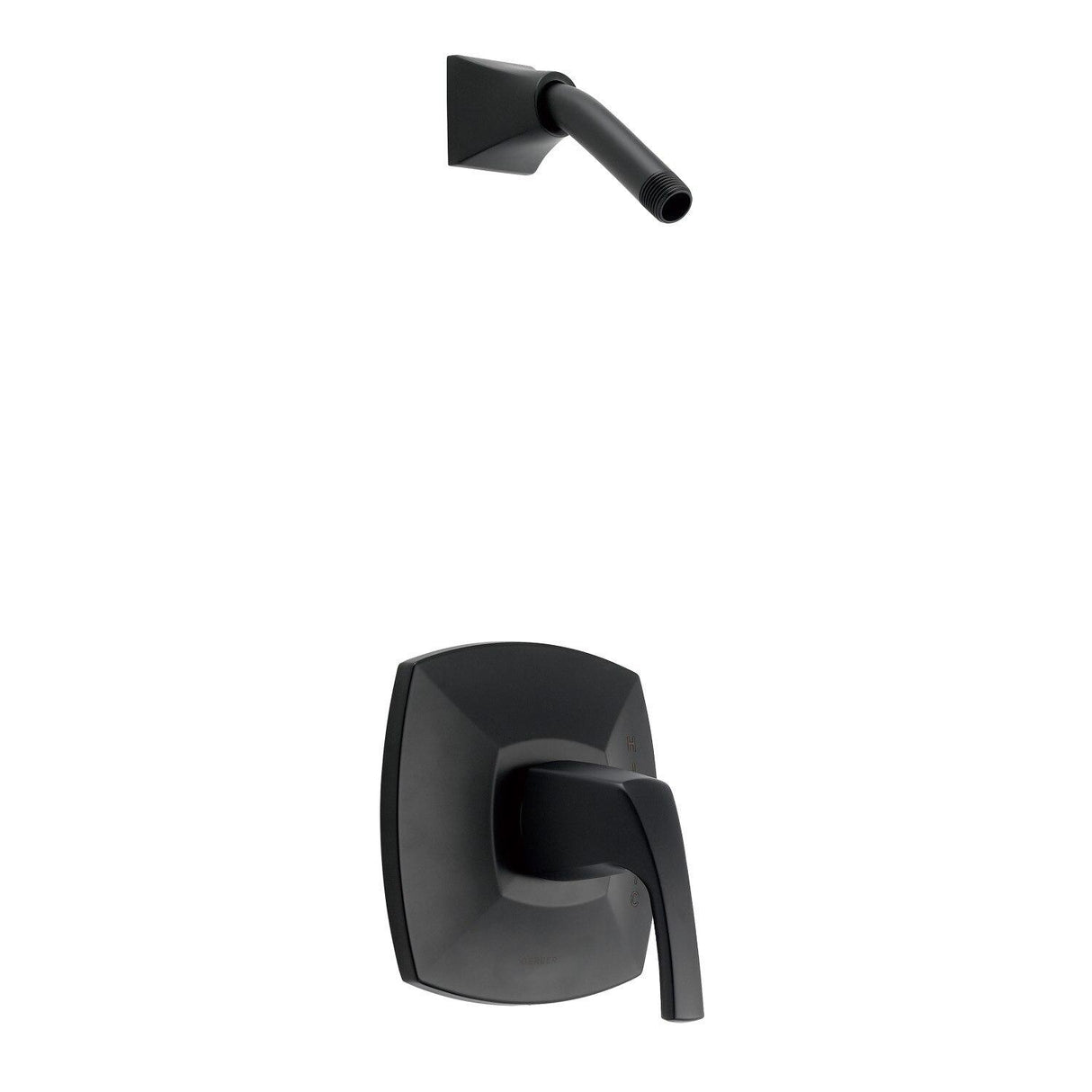 Gerber D500518LSBSTC Satin Black Vaughn Shower-only Trim Kit, Without Showerhead