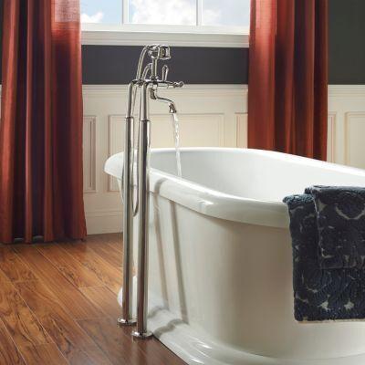 Pfister Polished Nickel Traditional Free Standing Tub Filler LG6-1TFD
