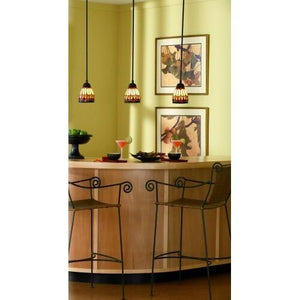 Quoizel TF1541VB West End Mini pendant vint brnz 6"d Mini Pendant
