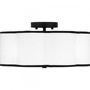 Quoizel QSF6179MBK Quoizel Semi-Flush Mount Semi flush 4 lights matte black Semi-Flush Mount