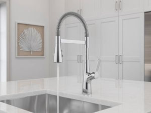 Pfister Polished Chrome Culinary Kitchen Faucet LG529-NECC