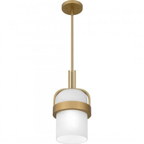 Quoizel QPP6174AB Quoizel Piccolo Pendant Mini pendant 1 light aged brass Mini Pendant