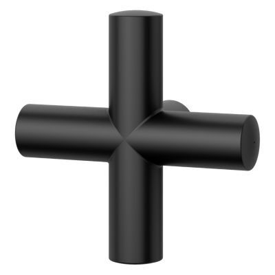 Pfister Matte Black Single Diverter Trim Cross Handle HHL-016TNTB