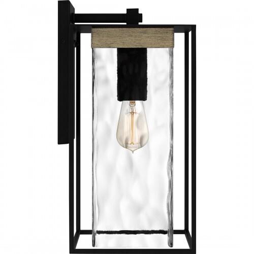 Quoizel LWD8408MBK Longwood Outdoor wall 1 light matte black. Outdoor Lantern