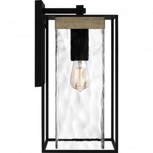 Quoizel LWD8408MBK Longwood Outdoor wall 1 light matte black. Outdoor Lantern