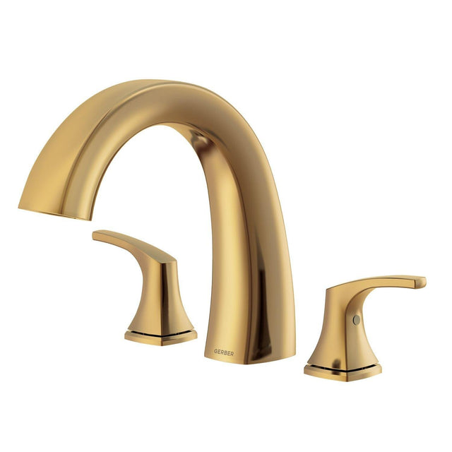 Gerber D300918BNT Brushed Nickel Vaughn Three Piece Roman Tub Trim Kit