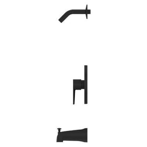 Pfister Matte Black 1-handle Tub & Shower Trim R89-070B