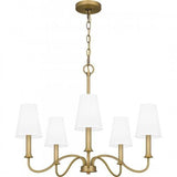 Quoizel BTY5026AB Beatty Chandelier 5 lights aged brass Chandelier