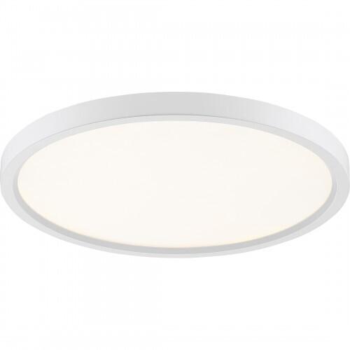 Quoizel OST1715W Outskirts Flush mount 15"d white Flush Mount