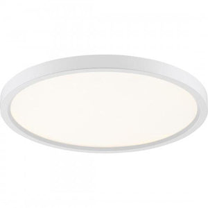 Quoizel OST1715W Outskirts Flush mount 15"d white Flush Mount