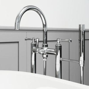 Pfister Polished Chrome Tisbury Free Standing Tub Filler LG6-1TBC