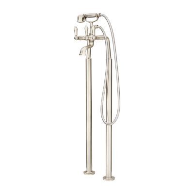 Pfister Brushed Nickel Traditional Free Standing Tub Filler LG6-1TFK