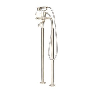 Pfister Brushed Nickel Traditional Free Standing Tub Filler LG6-1TFK