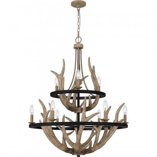 Quoizel JR5032EK Journey Chandelier 9 lights earth black Chandelier