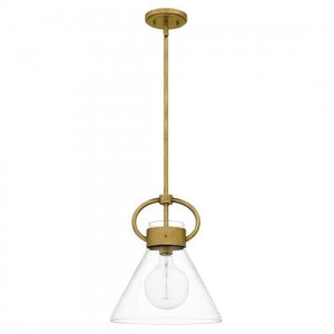 Quoizel WBS1512WS Webster Mini pendant 1 light weathered brass Mini Pendant