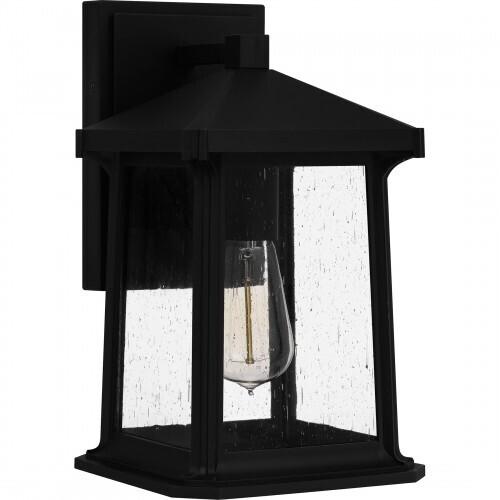Quoizel SAT8407MBK Satterfield Outdoor wall 1 light matte black Outdoor Lantern