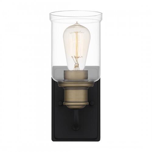Quoizel COX8604MBK Cox Wall sconce 1 light matte black Wall Sconce