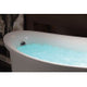 EAGO AM1800  6 ft White Free Standing Air Bubble Bathtub