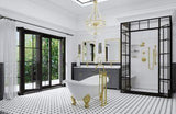 Tisbury Single Handle Lavatory Faucet in Brushed Gold