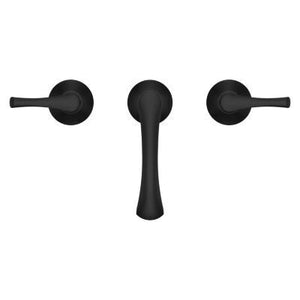 Pfister Matte Black 2-handle 8" Widespread Bathroom Faucet LG49-RH3B