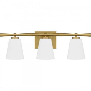 Quoizel BID8623AB Brindley Bath 3 lights aged brass Bath Light