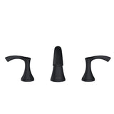 Gerber D304222BS Antioch Two Handle Widespread Lavatory Faucet - Satin Black