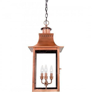 Quoizel CM1912AC Chalmers Outdoor hang lantern aged copr Outdoor Lantern