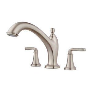 Pfister Brushed Nickel Northcott 3-hole Roman Tub, Trim Only RT6-5MGK