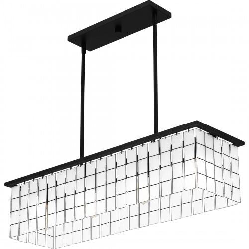 Quoizel SGL434MBK Seigler Island 4 lights matte black Island Light