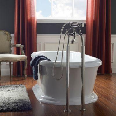 Pfister Polished Nickel Traditional Free Standing Tub Filler LG6-1TFD
