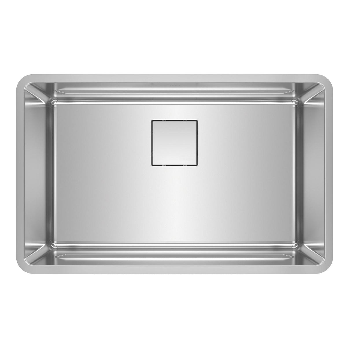 FRANKE PTX110-28 Pescara 29.5-in. x 18.5-in. 18 Gauge Stainless Steel Undermount Single Bowl Kitchen Sink - PTX110-28 In Pearl