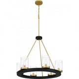 Quoizel GRL5026MBK Greeley Chandelier 6 lights matte black Chandelier