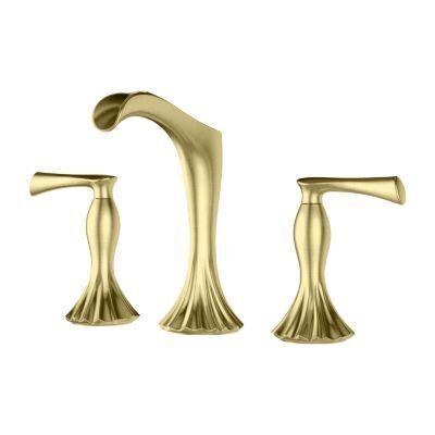 Pfister Brushed Gold 2-handle 8" Widespread Bathroom Faucet