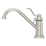 Portland 1-Handle Kitchen Faucet with Side Spray in Stainless Steel