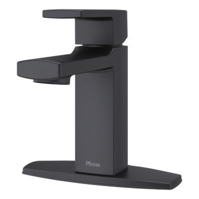 Pfister Matte Black Single Control Bathroom Faucet LG42-DAPB