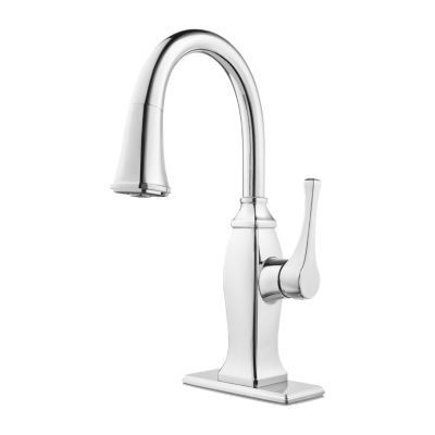 Polished Chrome Briarsfield 1-handle Pull Down Bar and Prep Faucet