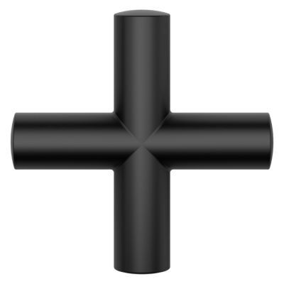 Pfister Matte Black Single Diverter Trim Cross Handle HHL-016TNTB