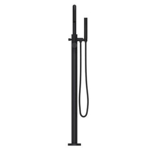 Pfister Matte Black Free-standing Roman Tub Trim With Hand Held LG6-1MFB