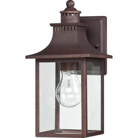 Quoizel CCR8406CU Chancellor Outdoor wall lantern 5.5" copper bronze Outdoor Lantern