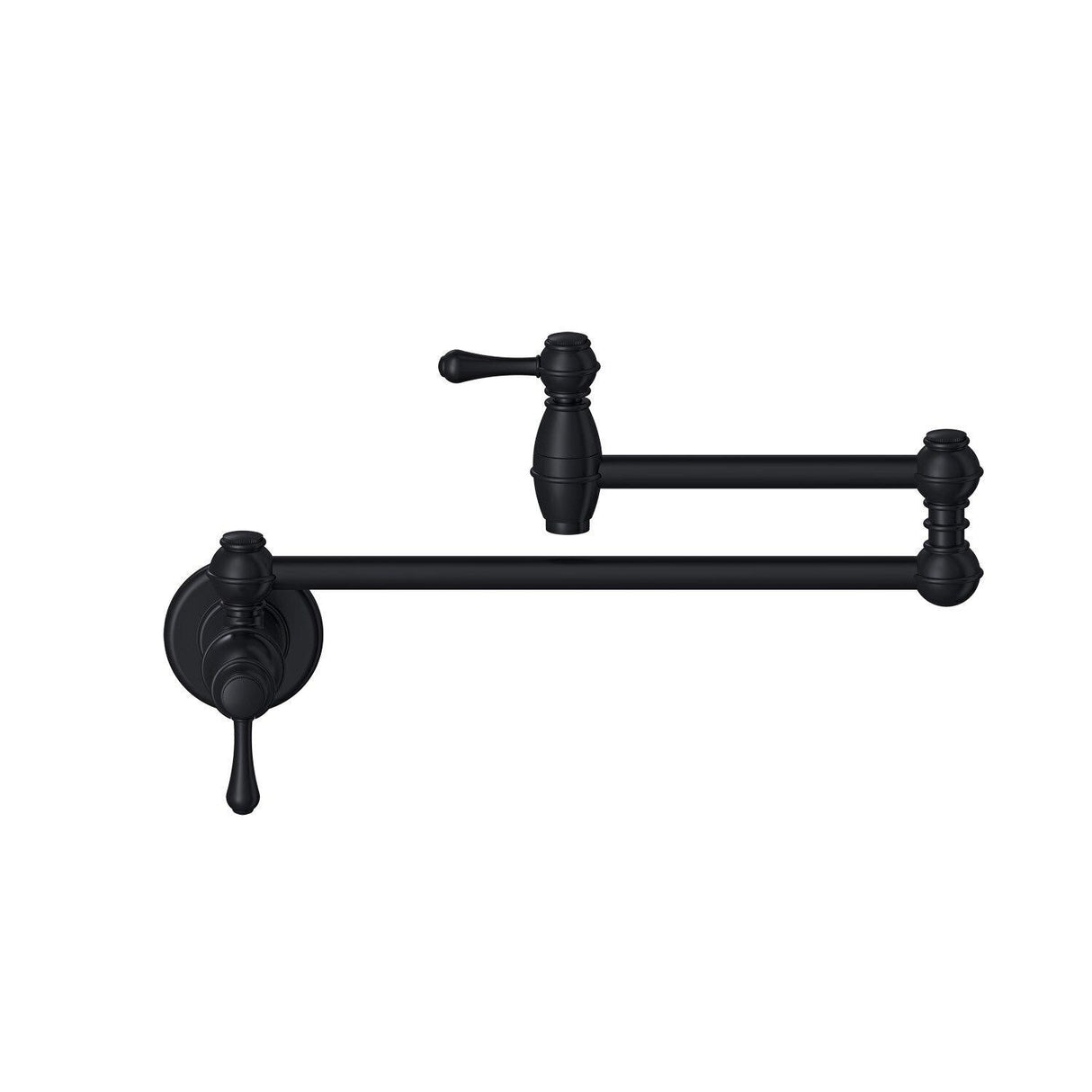 Gerber D205057BS Satin Black Opulence Wall Mount Pot Filler